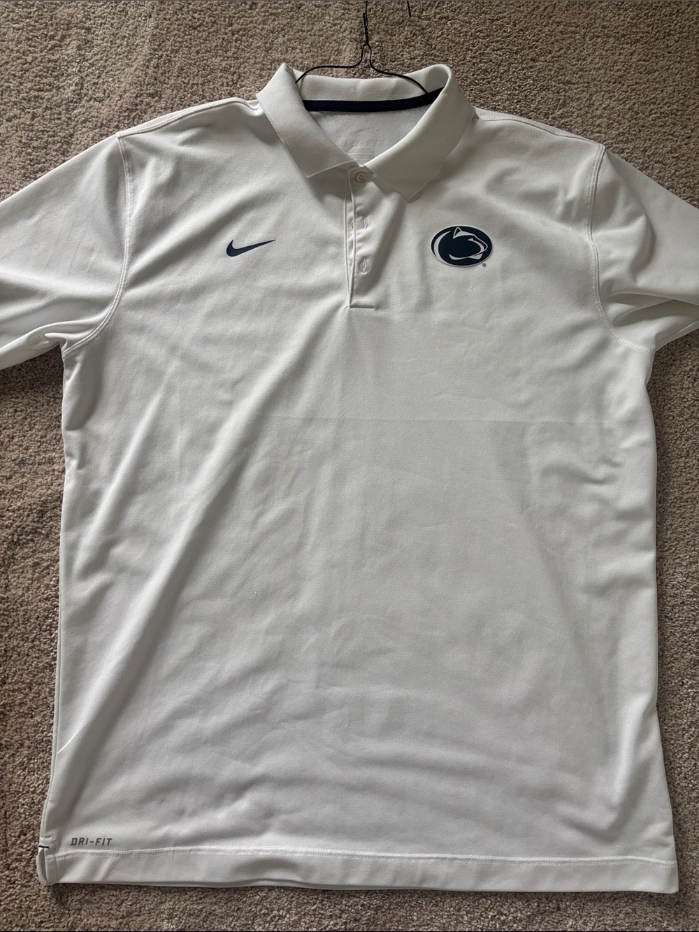 Nike Men's Penn State Nittany Lions White Victory Polo